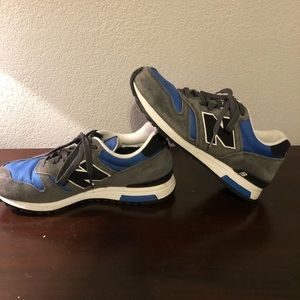 Dark gray and blue NB